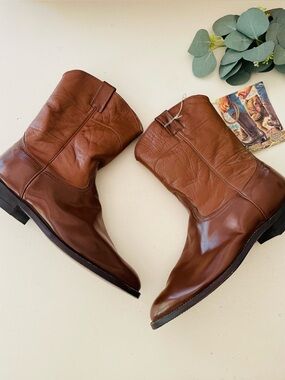 Vintage Nocona Cowboy Riding Boots EE Extra Wide